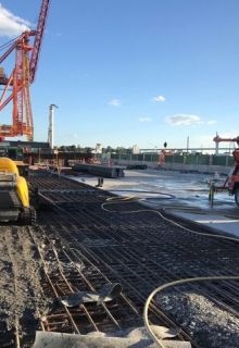 hydro demolition at wharf deck